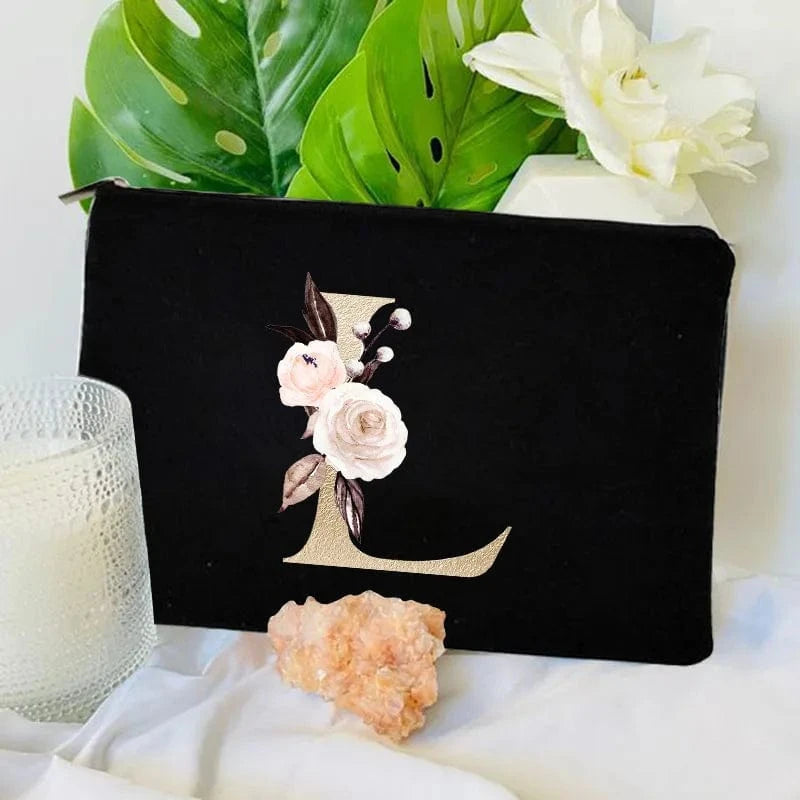 Pavoco Kosmetiktaschen L Amelie geräumige Kosmetiktasche für Damen robust Anfangsbuchstabe