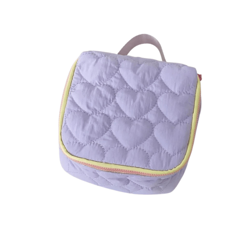 Pavoco Kosmetiktaschen Lavendel Cozy | geräumige Kosmetiktasche für Damen Reisen leicht