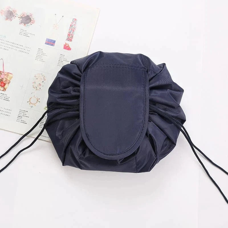 Pavoco Kosmetiktaschen Marineblau Luca wasserdichter Make-up Beutel für Damen kompakt