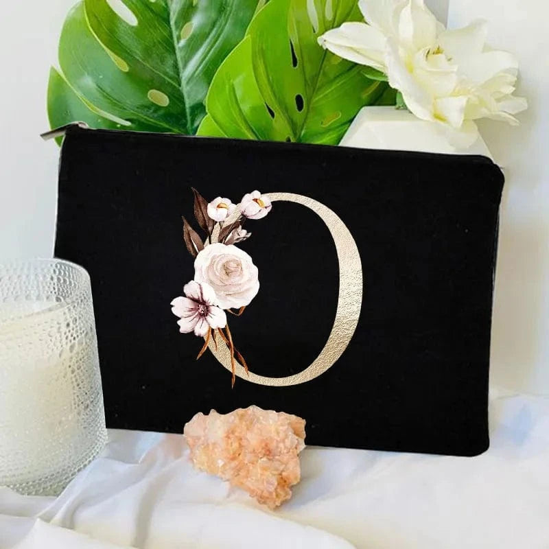 Pavoco Kosmetiktaschen O Amelie geräumige Kosmetiktasche für Damen robust Anfangsbuchstabe