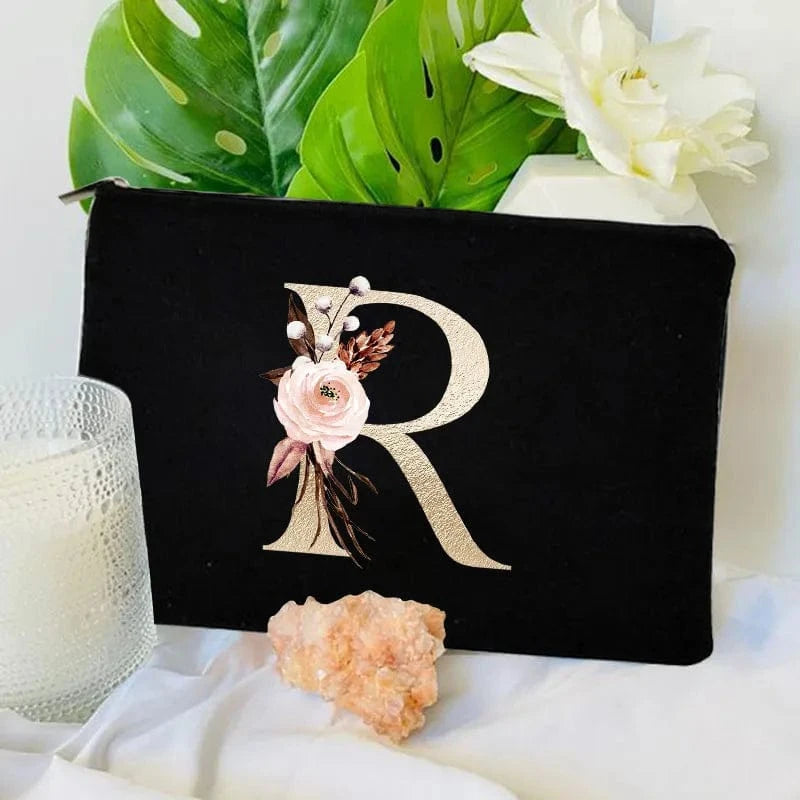 Pavoco Kosmetiktaschen R Amelie geräumige Kosmetiktasche für Damen robust Anfangsbuchstabe