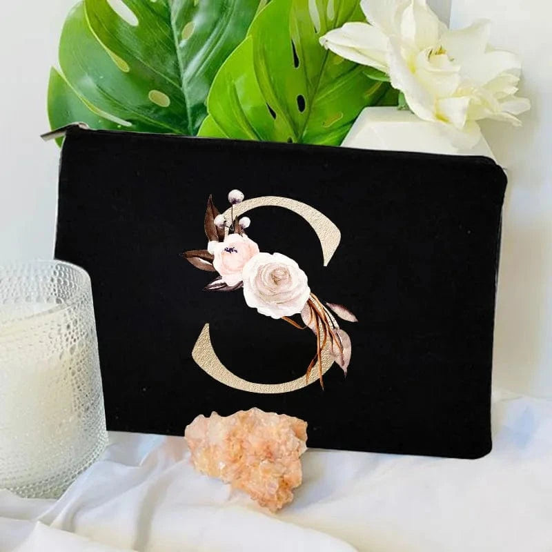 Pavoco Kosmetiktaschen S Amelie geräumige Kosmetiktasche für Damen robust Anfangsbuchstabe