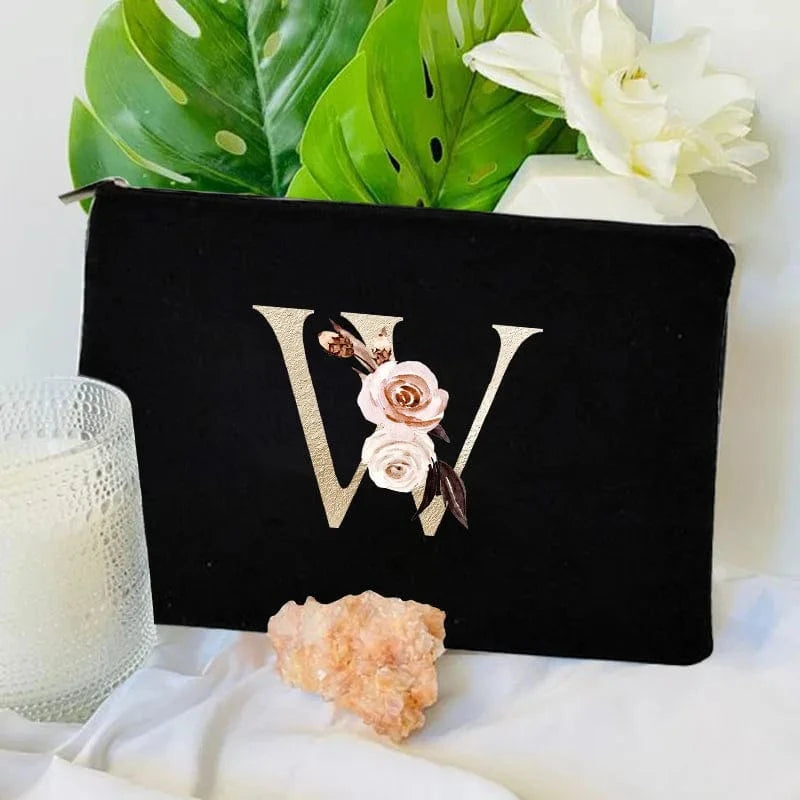 Pavoco Kosmetiktaschen W Amelie geräumige Kosmetiktasche für Damen robust Anfangsbuchstabe