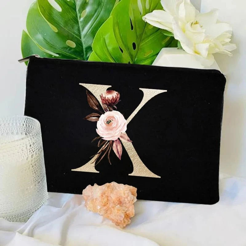 Pavoco Kosmetiktaschen X Amelie geräumige Kosmetiktasche für Damen robust Anfangsbuchstabe