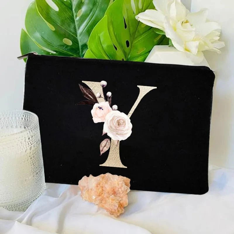 Pavoco Kosmetiktaschen Y Amelie geräumige Kosmetiktasche für Damen robust Anfangsbuchstabe