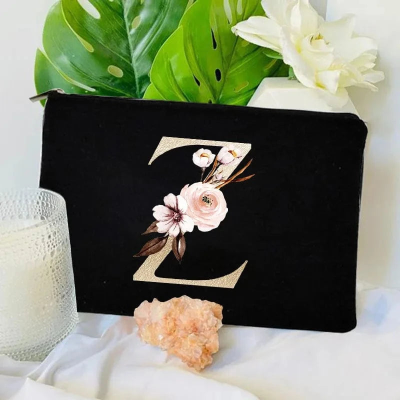 Pavoco Kosmetiktaschen Z Amelie geräumige Kosmetiktasche für Damen robust Anfangsbuchstabe