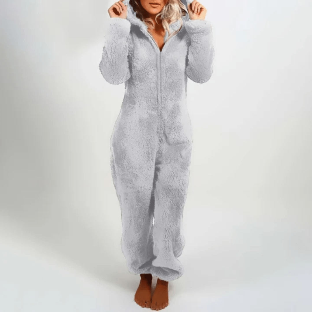 Cozy Plush Overall for Women Soft Comfortable Winter Leisure 1