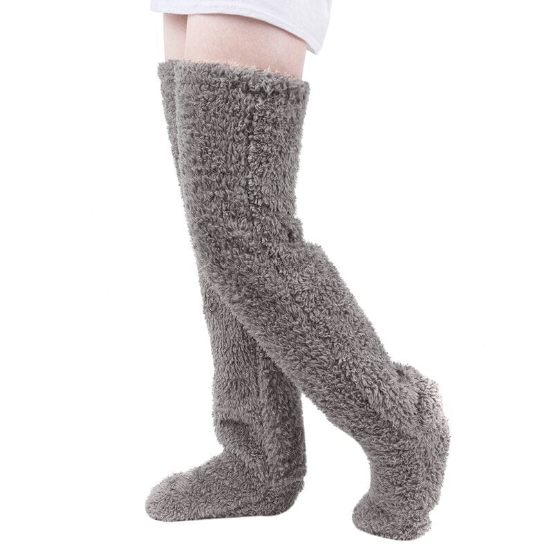 Warmes Fleece Socken für Unisex bequem weich Winter gemütlich 4