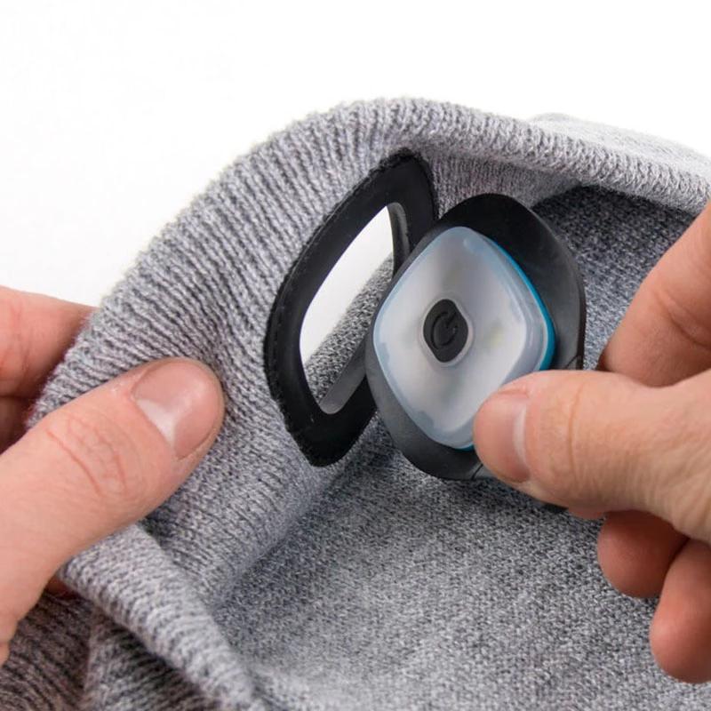 Warm LED Beanie for Unisex Rechargeable Outdoor Winter 6