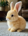 Soft Plush Bunny Toy for Kids Realistic Durable Decorative 6