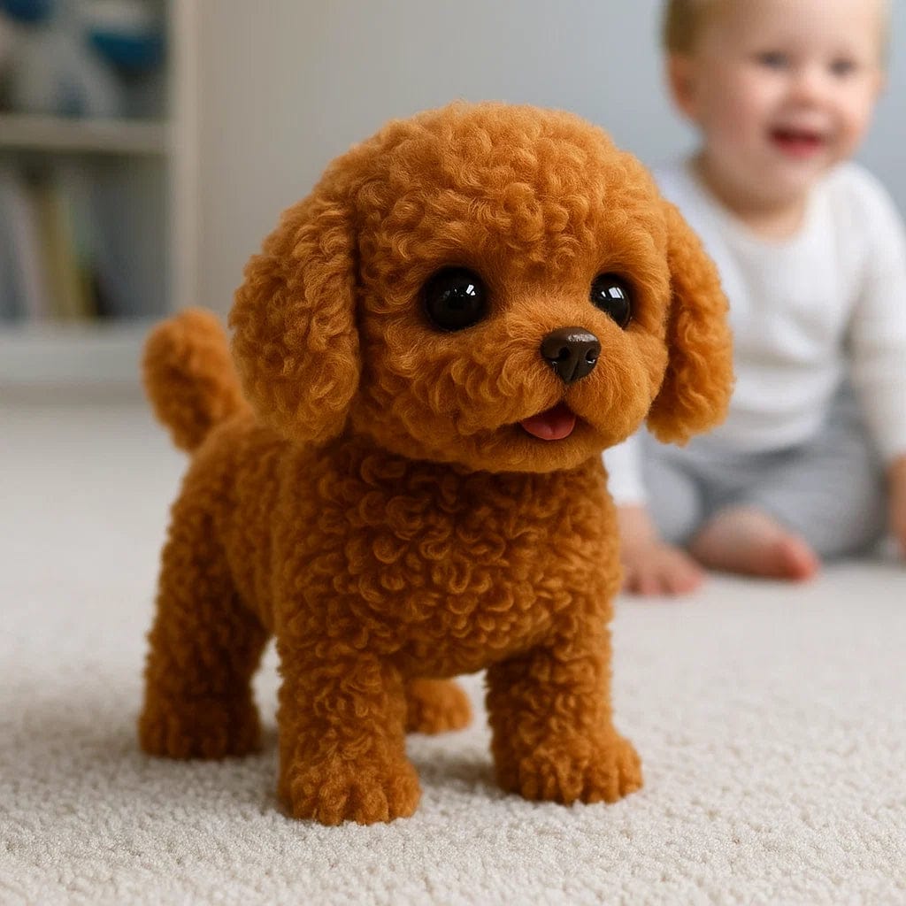 Interactive Plush Dog for Kids realistic eco-friendly playful 4