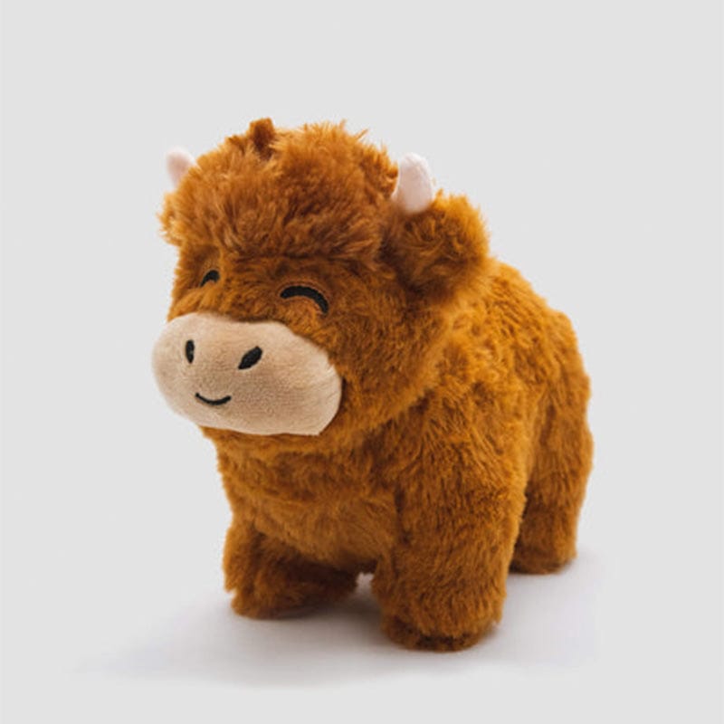 Charming Plush Toy for Kids Soft Highland Cow Decorative 1