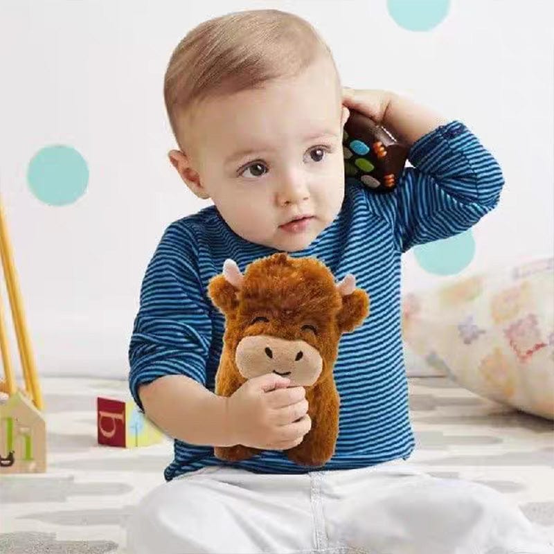 Charming Plush Toy for Kids Soft Highland Cow Decorative 6