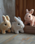 Soft Plush Bunny Toy for Kids Realistic Durable Decorative 4