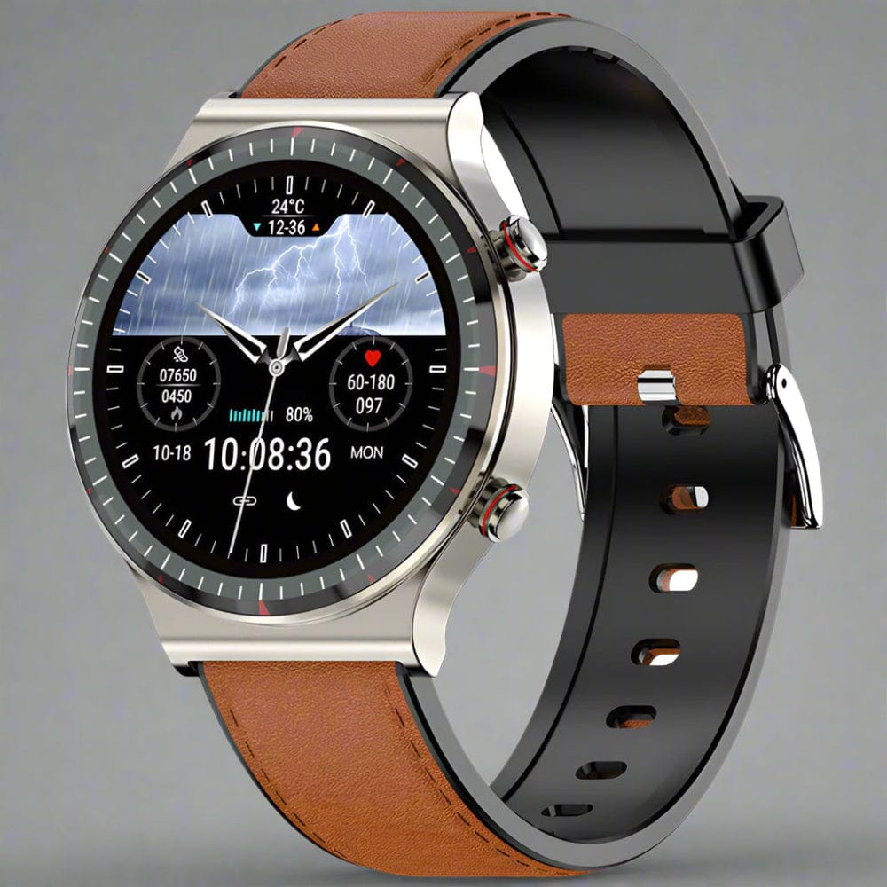 Elegant Smartwatch for Men with EKG Heart Rate Sleep Analysis Waterproof 8