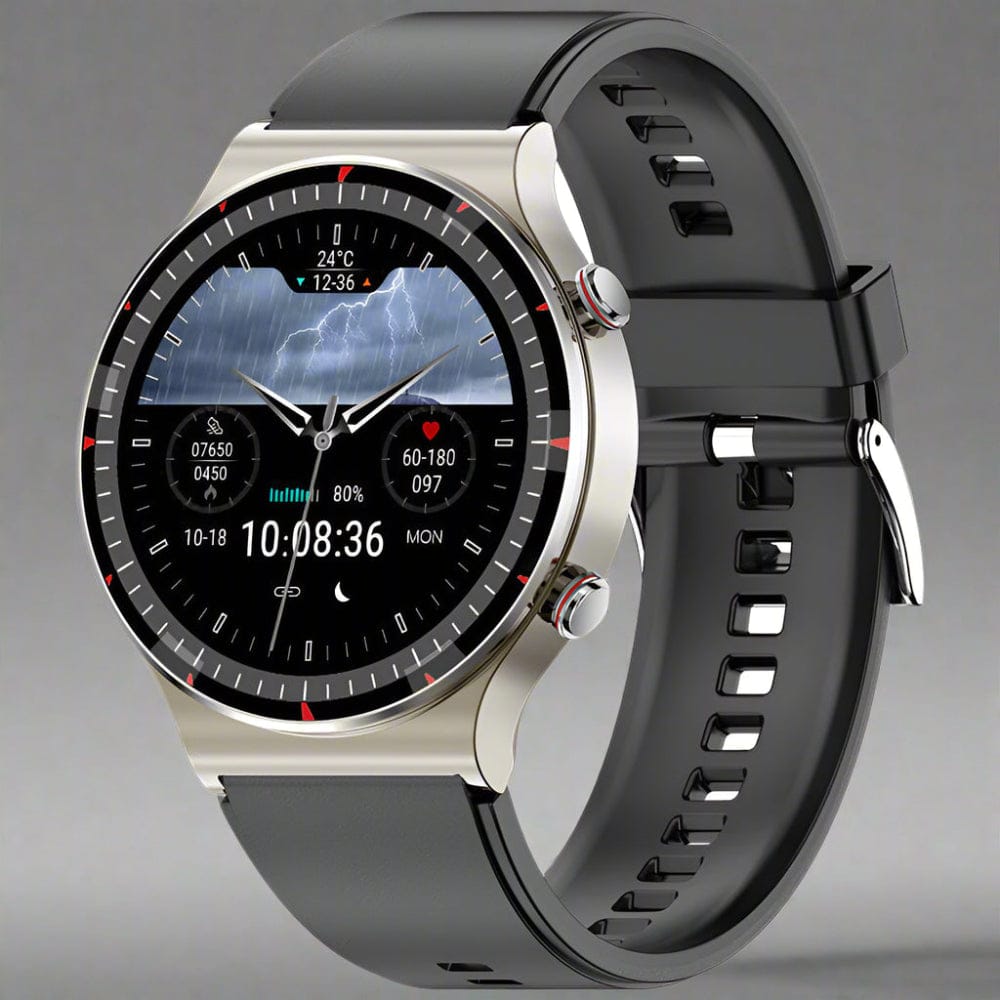 Elegant Smartwatch for Men with EKG Heart Rate Sleep Analysis Waterproof 2