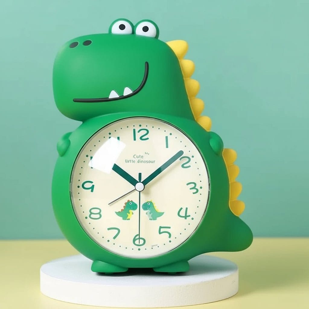 Charming Dinosaur Alarm Clock for Kids gentle light stress-free waking 4