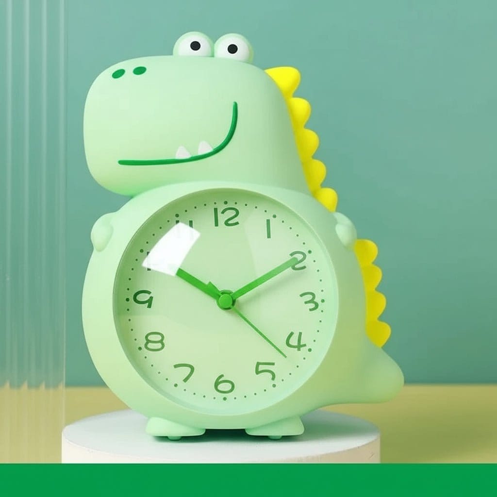 Charming Dinosaur Alarm Clock for Kids gentle light stress-free waking 2