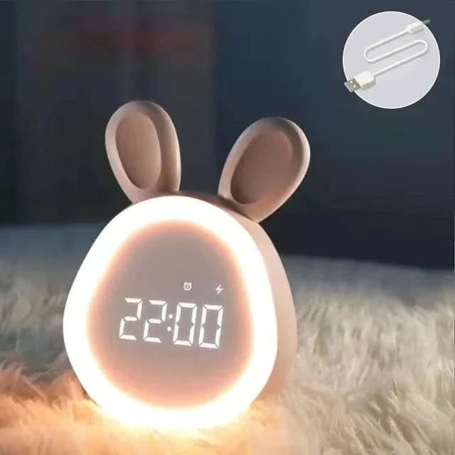 Charmantes Digitaler Alarm Clock für Kinder Cartoon Design Energiesparend Langlebig 1