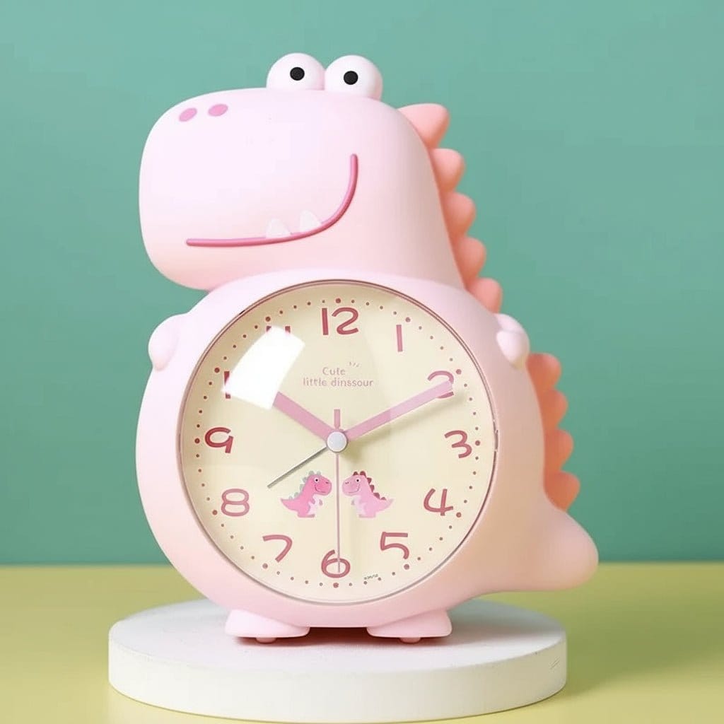 Charming Dinosaur Alarm Clock for Kids gentle light stress-free waking 9