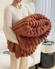 Luxurious Plush Maxi Blanket for Unisex Warm Versatile 9