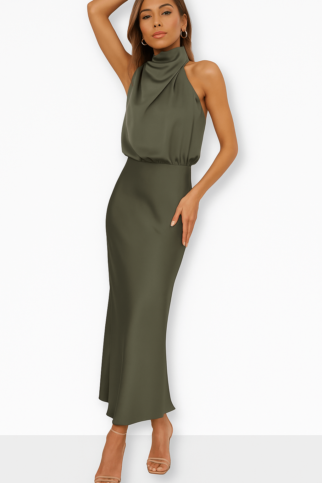 Primadon Abendkleider Grün / S Marlena | elegantes Abendkleid für Damen