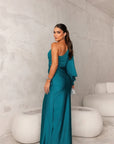 Primadon Abendkleider Maris elegantes Ein-Schulter-Kleid Abendkleid für Damen atmungsaktiv