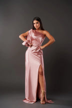 Primadon Abendkleider Maris elegantes Ein-Schulter-Kleid Abendkleid für Damen atmungsaktiv
