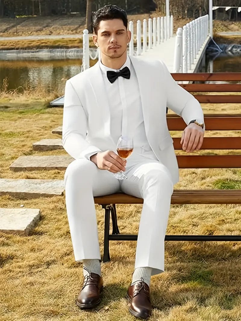 Primadon Anzüge & Blazer Max | Eleganter Anzug für Herren Atmungsaktiv Sommer