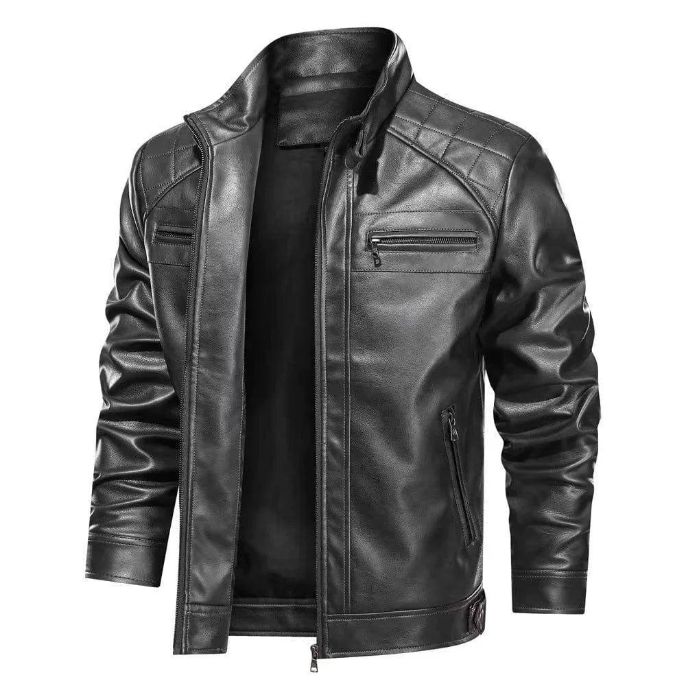 Primadon Bikerjacken Schwarz / S Matteo | Robuste Bikerjacke für Herren Schwarz-Braun