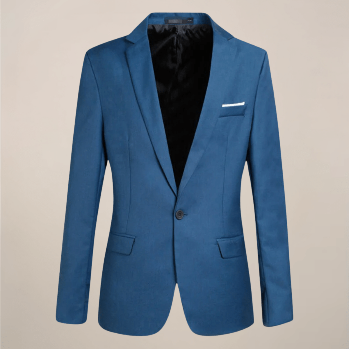 Primadon Blazer Blau / S Max | Eleganter Slim Fit Blazer für Herren minimalistisch