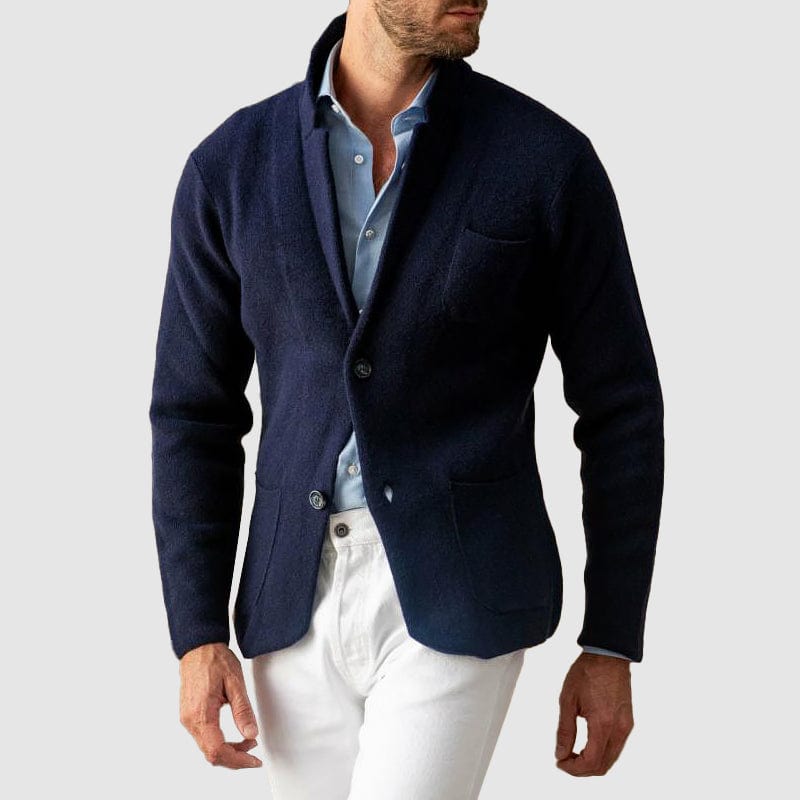 Primadon Blazer Felix | Eleganter Strickblazer für Herren Herbst/Winter