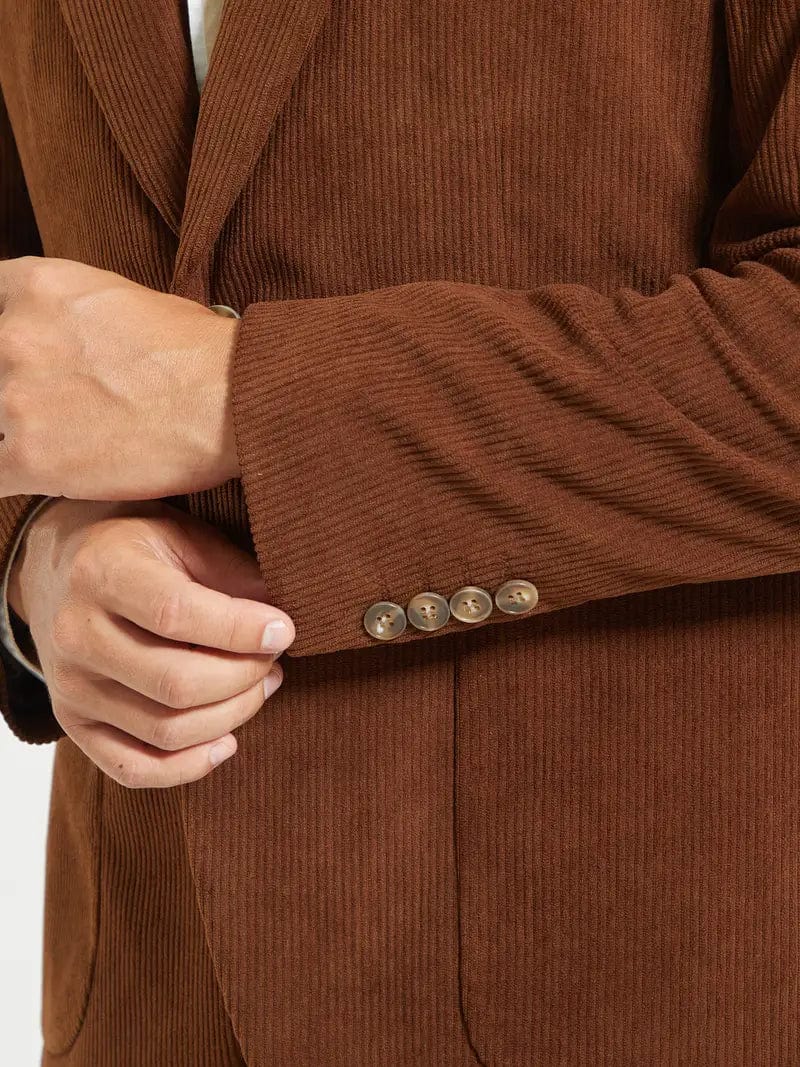 Primadon Blazer Felix | Lässiger Cordblazer für Herren entspannt