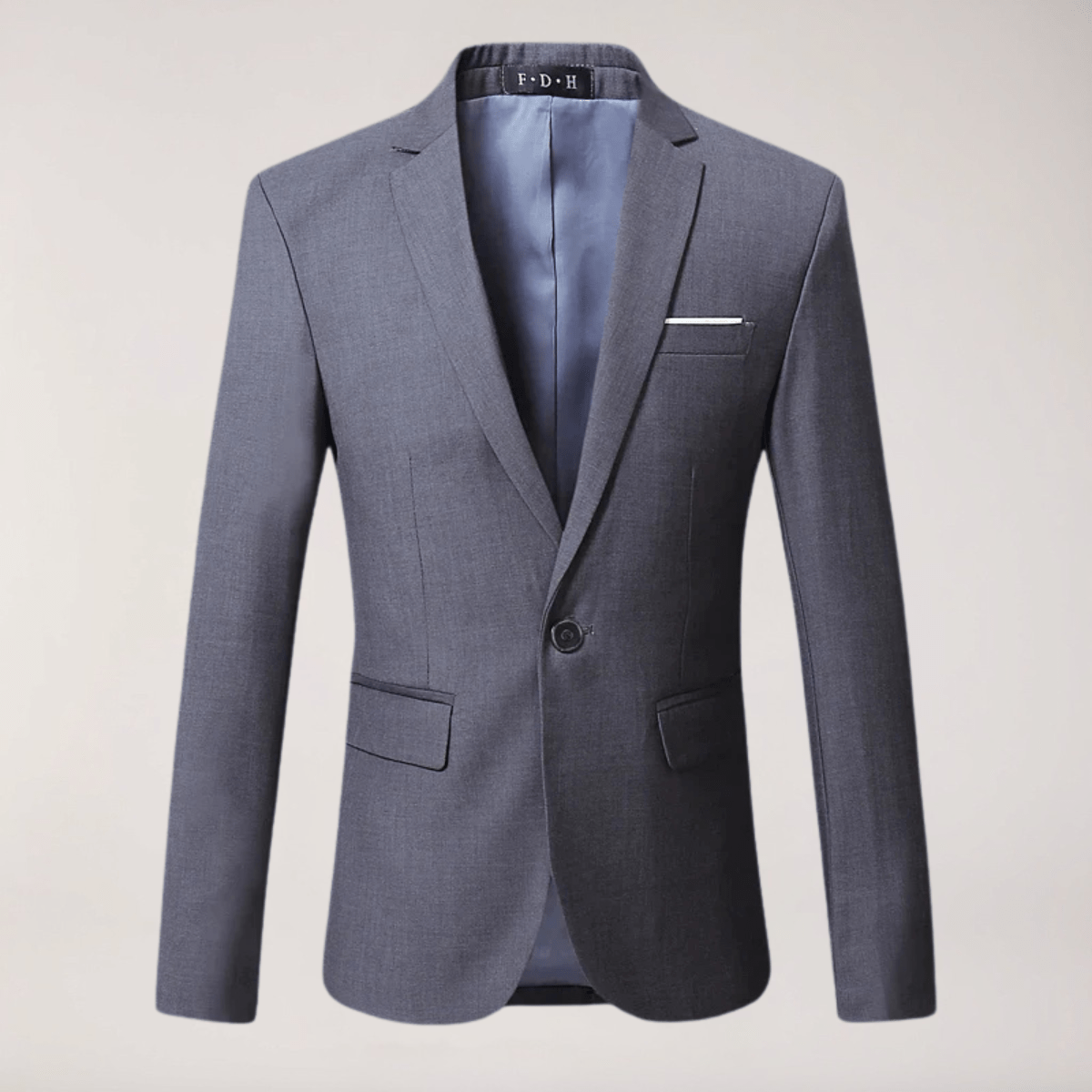 Primadon Blazer Grau / M Max | Eleganter Blazer für Herren ganzjährig