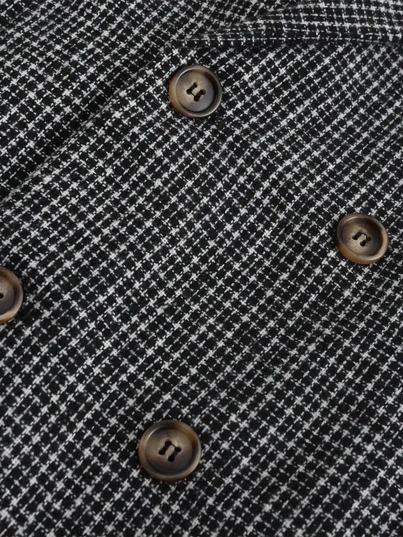Primadon Blazer Leon | Eleganter Slim Fit Blazer für Herren Scheckmuster