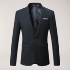 Primadon Blazer Schwarz / M Max | Eleganter Blazer für Herren ganzjährig