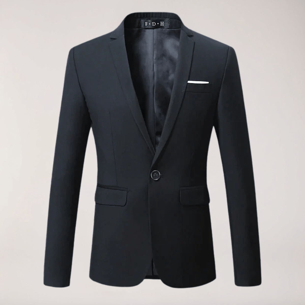 Primadon Blazer Schwarz / M Max | Eleganter Blazer für Herren ganzjährig