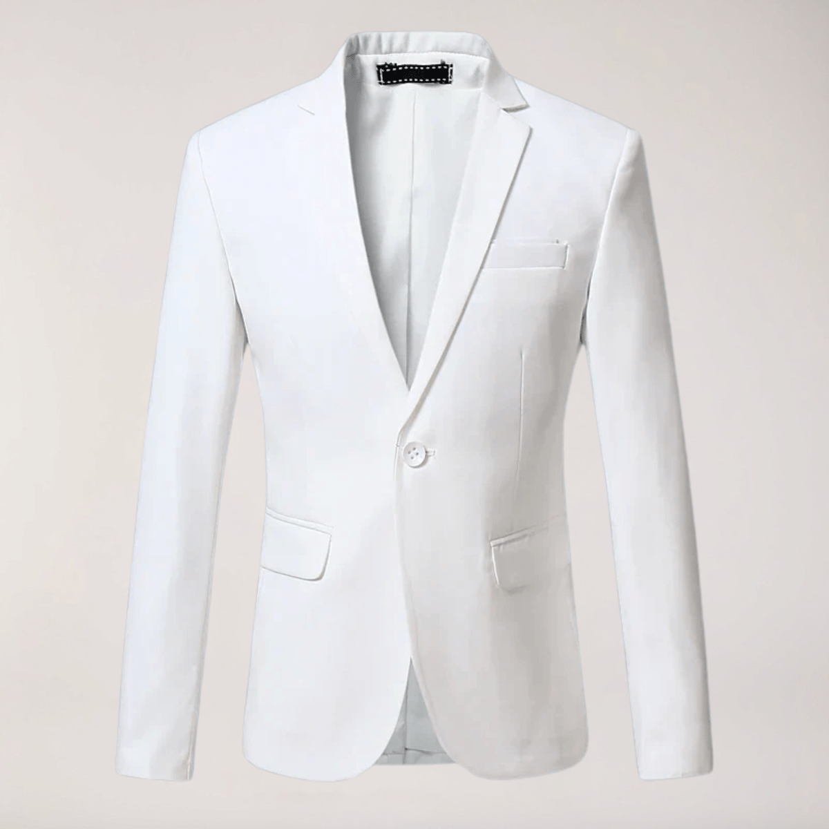 Primadon Blazer Weiß / M Max | Eleganter Blazer für Herren ganzjährig
