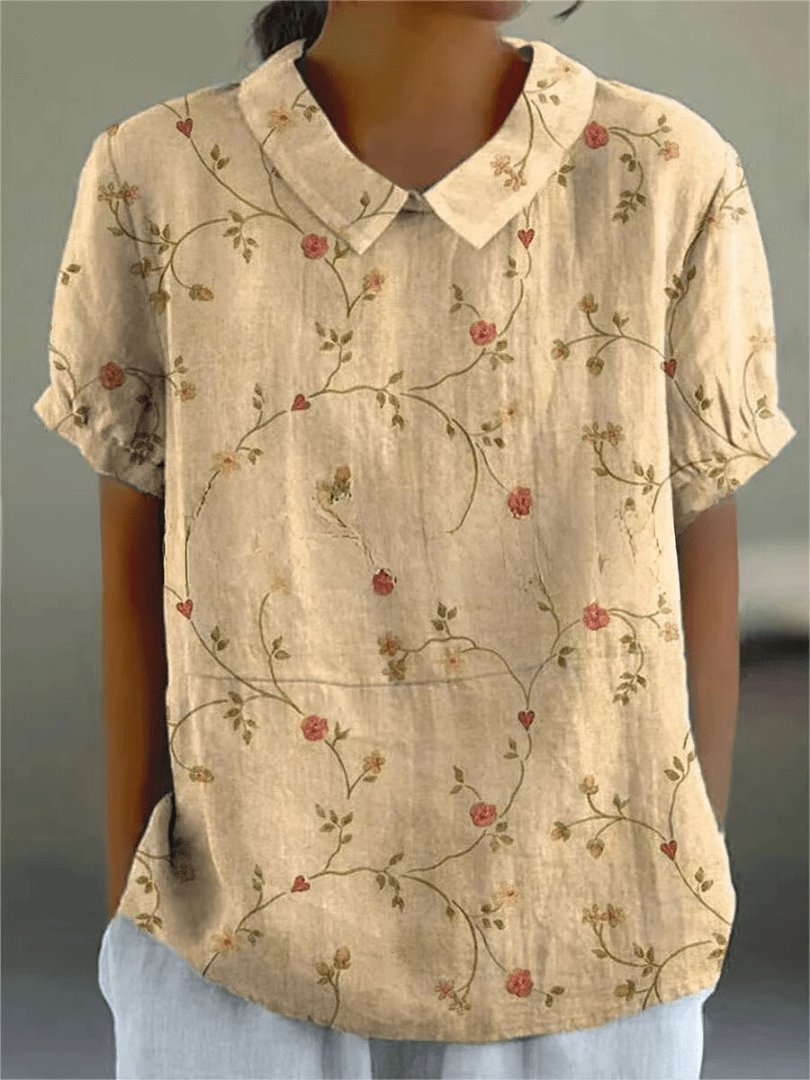 Primadon Blusen Gelb / XS Sarina | romantische Bluse für Damen Baumwolle