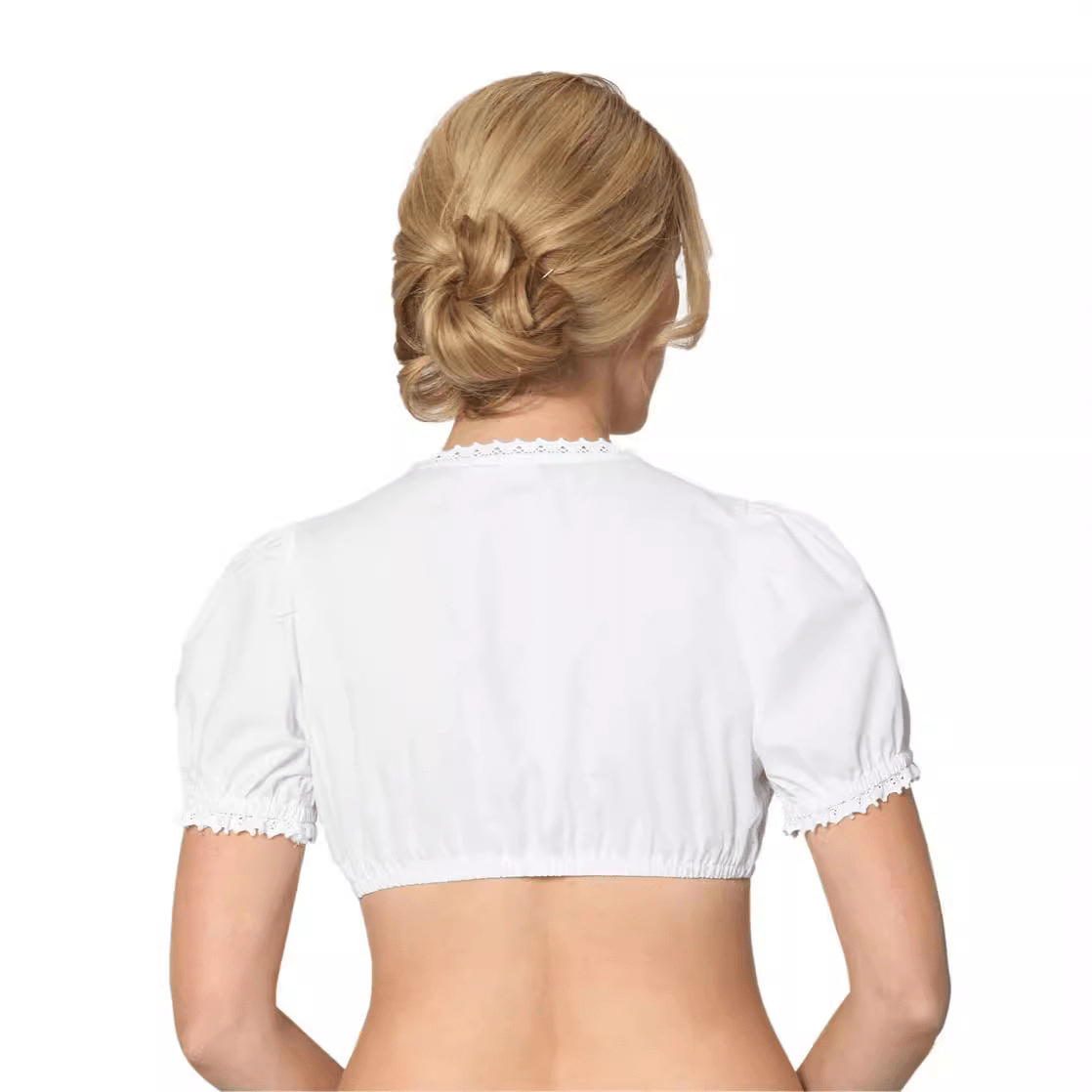 Primadon Blusen & Hemden mit Knopfleiste Anna | Elegante Trachtenbluse für Damen Oktoberfest