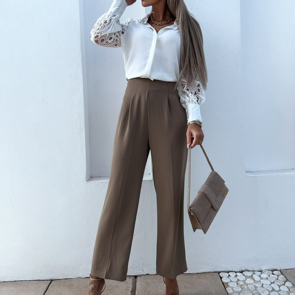 Primadon Blusen Mireille elegante Spitzenbluse für Damen leicht tailliert