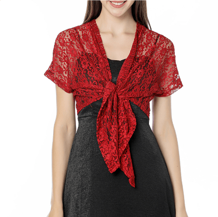 Primadon Blusen Rot / Einheitsgröße Anna | Elegante Dirndl Bluse für Damen rot schwarz