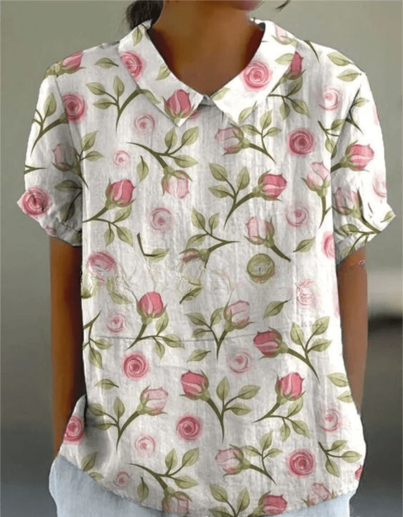 Primadon Blusen Weiß 3 / XS Sarina | romantische Bluse für Damen Baumwolle