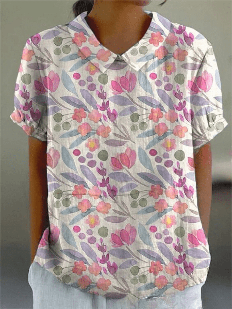 Primadon Blusen Weiß 6 / XS Sarina | romantische Bluse für Damen Baumwolle