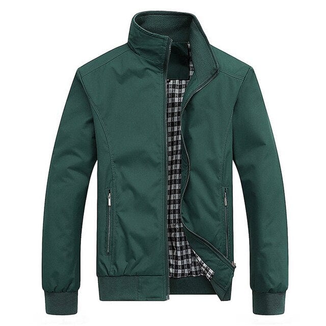 Primadon Bomberjacken Grün / M Kian | Leichte Slim Fit Herrenjacke
