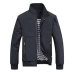 Primadon Bomberjacken Schwarz / M Kian | Leichte Slim Fit Herrenjacke