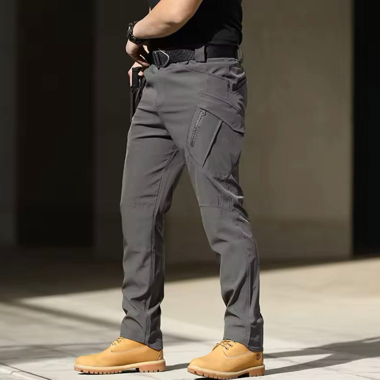 Primadon Cargo-Hosen Grau / S Felix | Robuste Cargohose für Herren Outdoor