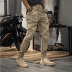 Primadon Cargo-Hosen Khaki / XS Rasmus | Bequeme Cargohose Herren modern mit Taschen