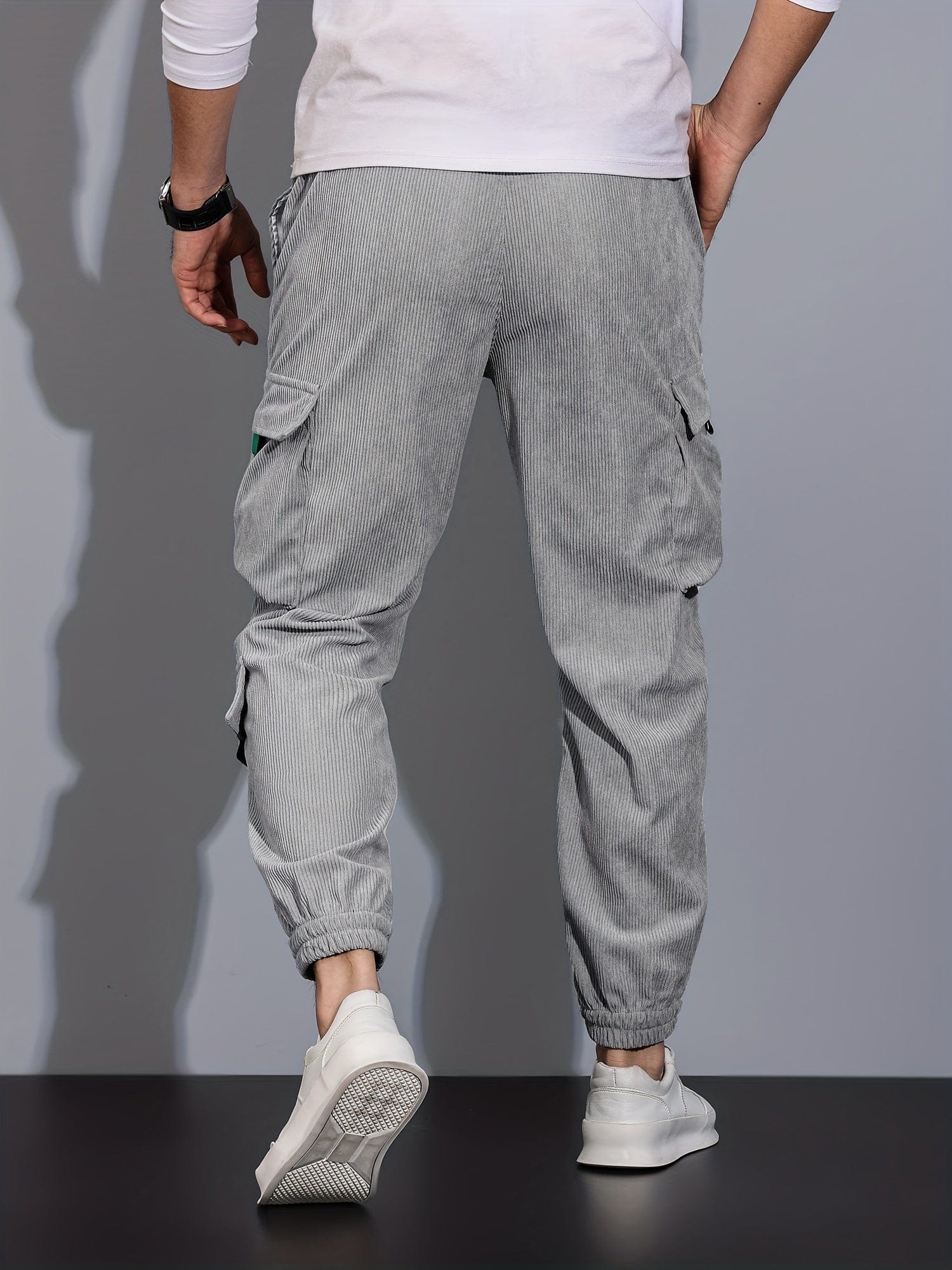 Primadon Cargo-Hosen Nicolas | Elegante Cargohose Herren in Schwarz atmungsaktiv