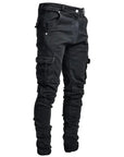 Primadon Cargo-Hosen Schwarz / XS Marc | Funktionale Cargo Hose für Herren Denim